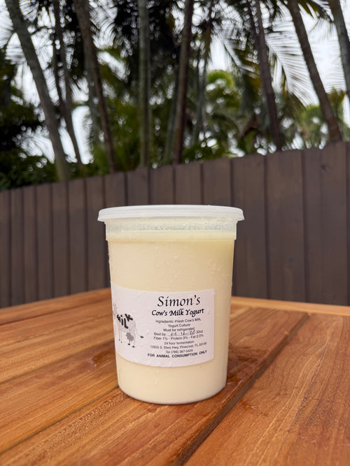 Yogurt (Cow) 1 qt. - Simon's Farm