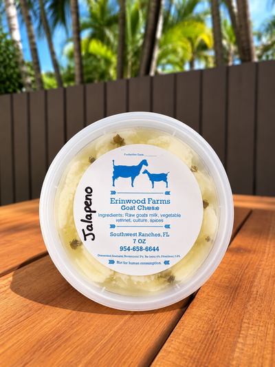 Jalapeño Cheese (Goat, A2) 7 oz. - Erinwood Farms