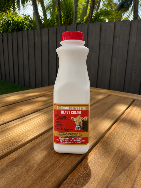 Heavy Cream (Cow, A2) 1 qt. - Redland Dairy Farm