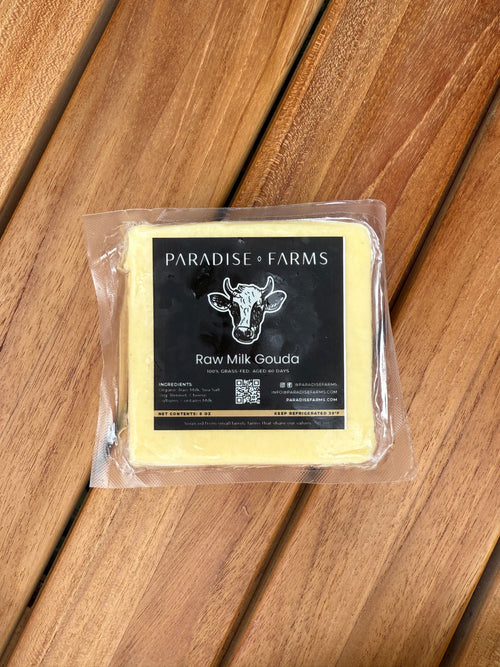 Gouda Cheese (Cow, A2) 8 oz. - Paradise Farms