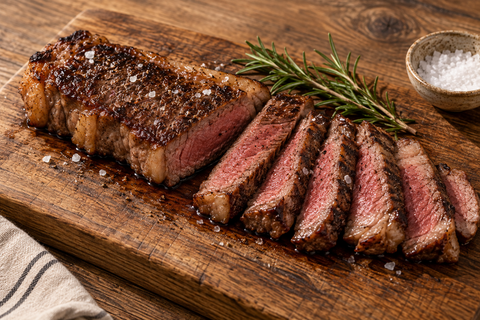 Grass-Fed NY Strip Steak - Fort McCoy Ranch