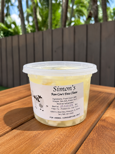 Feta Cheese (Cow) 8 oz. - Simon's Farm