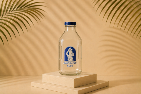 Empty RDC ½ Gallon Glass Bottle (64 oz)