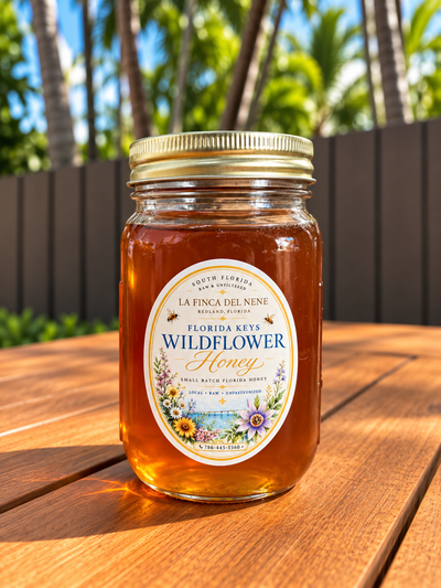 Raw Wildflower Honey 18 oz. - La Finca del Nene