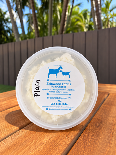 Plain Cheese (Goat, A2) 7 oz. - Erinwood Farms