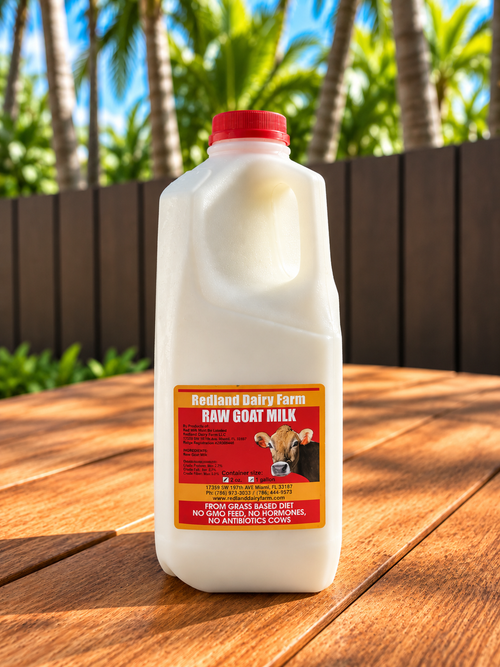 Milk (Goat, A2) 1/2 gal. - Redland Dairy Farm