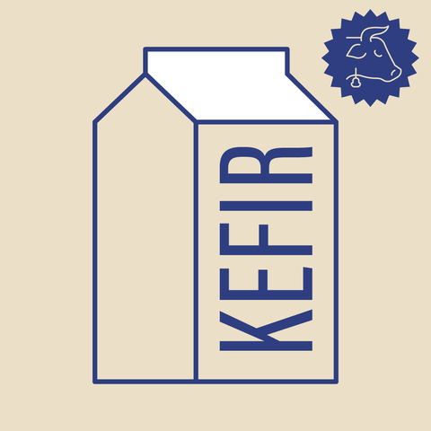 Kefir (Cow) 1/2 gal. - Paradise Farms
