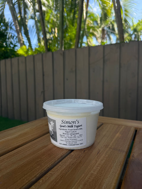 Yogurt (Goat) 1 pint. - Simon's Farm
