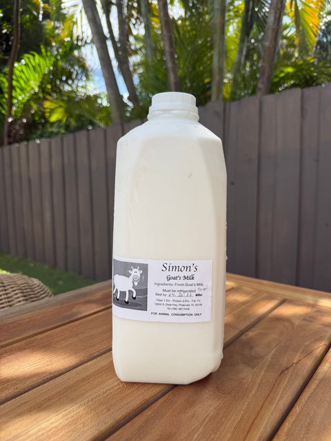 Milk (Goat) 1/2 gal. - Simon's Farm