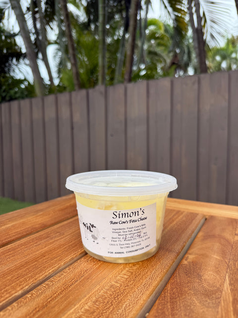 Feta Cheese (Cow) 8 oz. - Simon's Farm