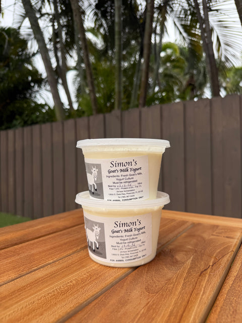 Yogurt (Goat) 1 qt. - Simon's Farm (Wholesale)